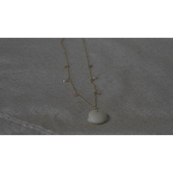 Puka Shell 14k Gold Filled Necklace - Picture 4 of 12